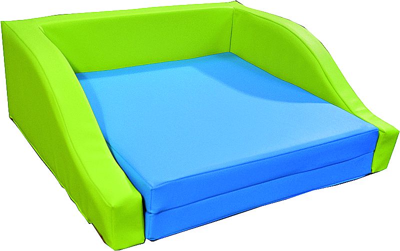 Folding mattress for soft foam bed