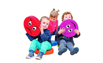 Sitzkissen Rund Emotionen 6tlg. Ø 30 cm