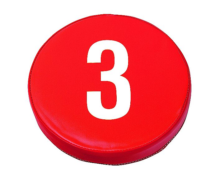 Sitzkissen Rund Zahlen 10tlg.