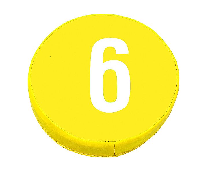 Sitzkissen Rund Zahlen 10tlg.