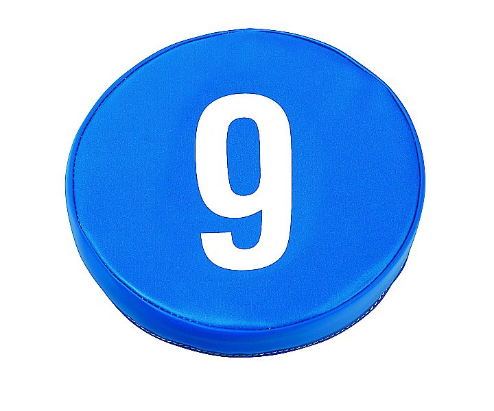 Sitzkissen Rund Zahlen 10tlg.