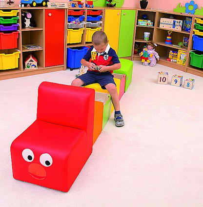 Bücherkiste rot Holzkiste