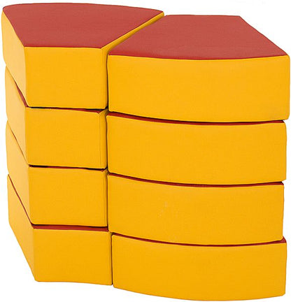 Trapez Polster 8tlg.