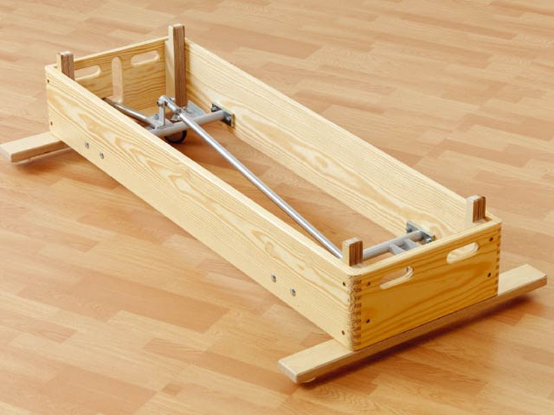 Mobile device for large vaulting box, 150 x 50 cm