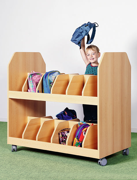 Garderobenwagen für 24 Taschen