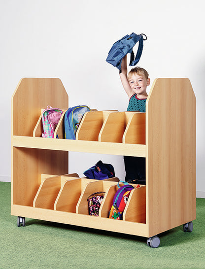 Garderobenwagen für 24 Taschen