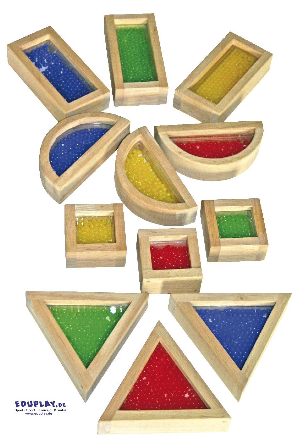 Blocs avec perles, 16 pièces