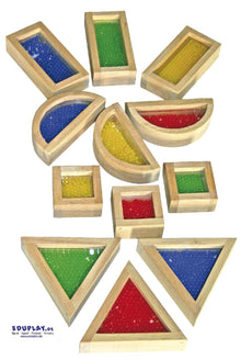 Blocks mit Perlen, 16 Teile