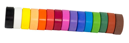 Ensemble de 6 pastilles aquarelle, blocs de couleur d= 55 mm