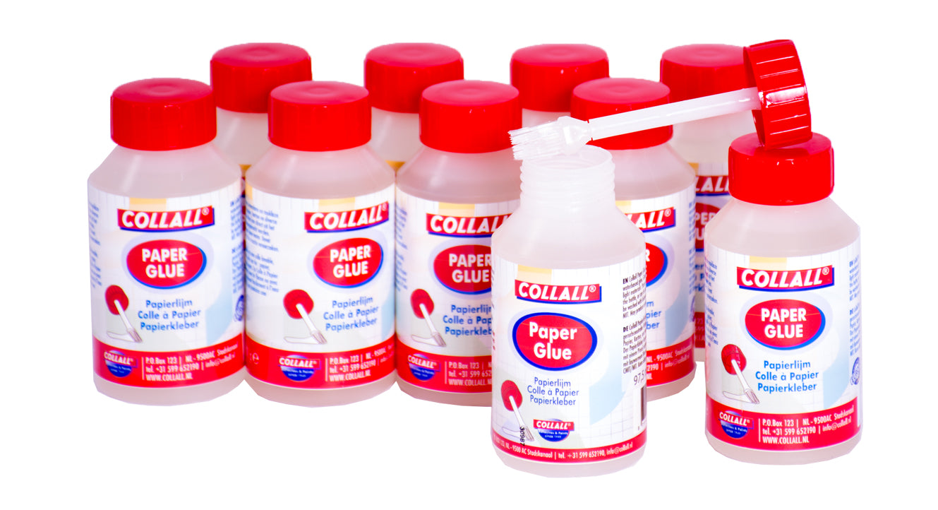 Collall paper glue with brush