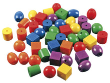 Mega Perlen zum Fädeln aus Kunststoff