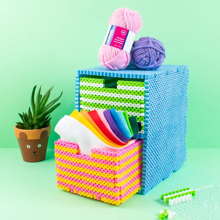 Bügelperlen XL Steckplatten 5er