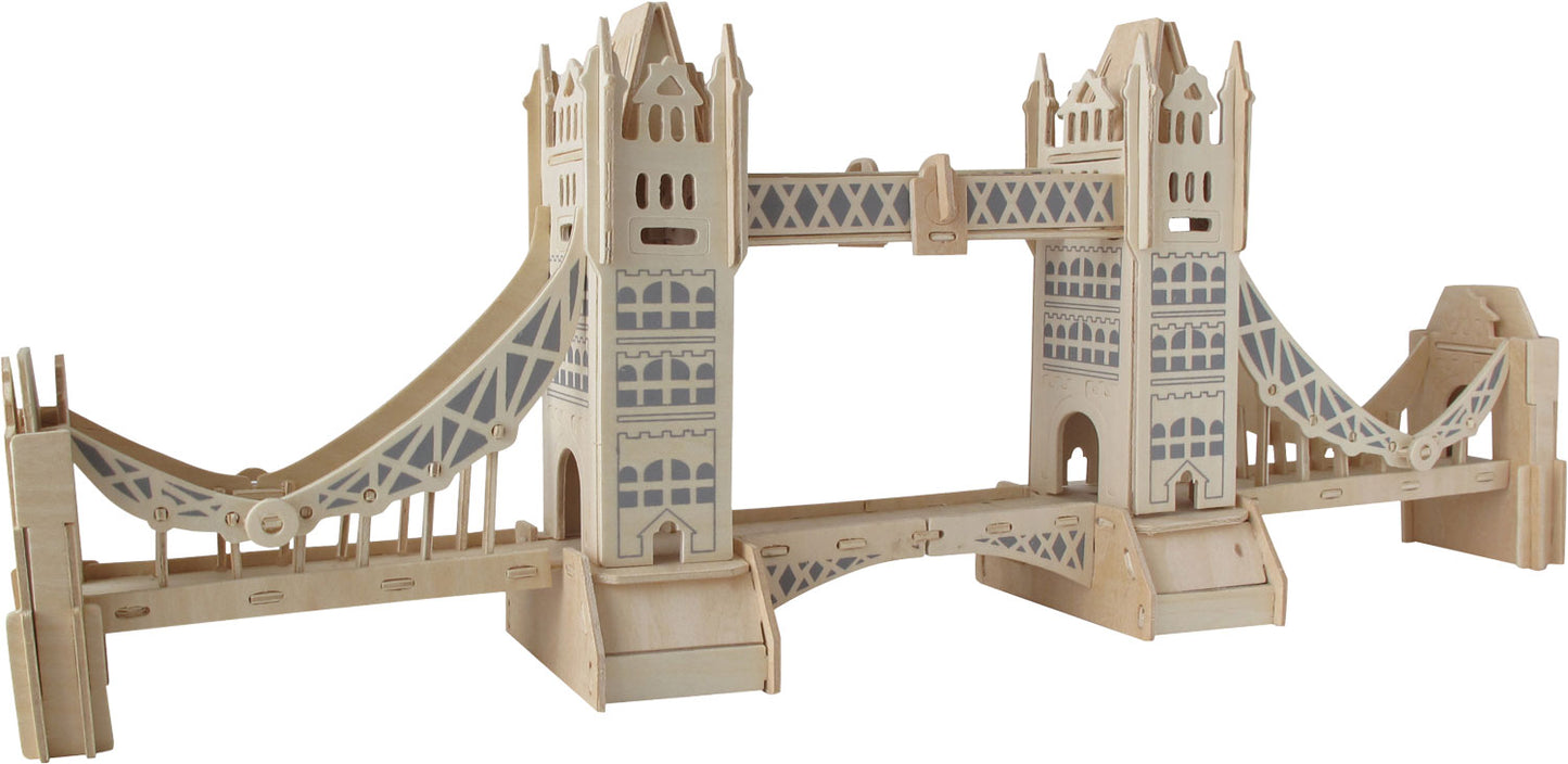 Holzpuzzle 3D Sehenswürdigkeiten, 5er Set