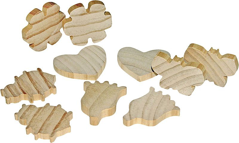 Figurines en bois pour la fête des mères, 2 x 5 modèles