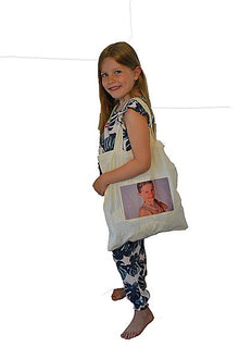 Tasche zum Bemalen, groß 5er