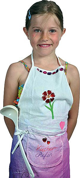 Schürze zum Bemalen für Kinder 10er Pack