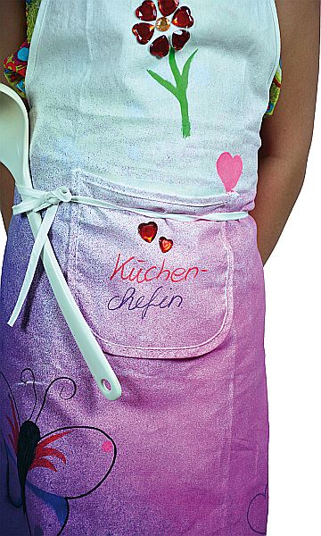 Schürze zum Bemalen für Kinder 10er Pack