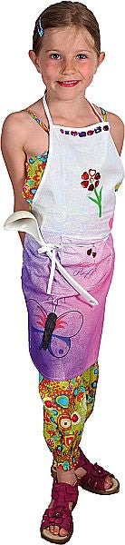 Schürze zum Bemalen für Kinder 10er Pack