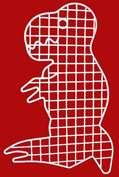 Webrahmen Metallgitter groß