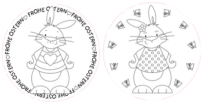 Easter stamp set, 15 pieces.