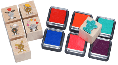 Easter stamp set, 15 pieces.