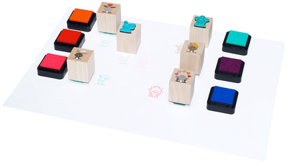 Easter stamp set, 15 pieces.