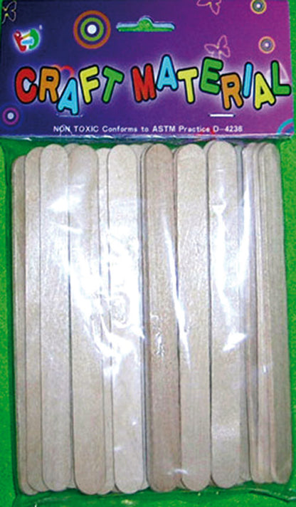 Bastelhölzer klein bunt oder natur