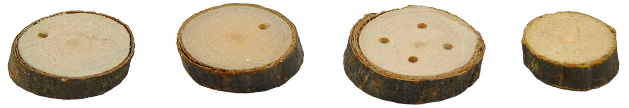 Birkenholzscheiben klein zwischen 1,5 und 5 cm Ø - 1kg