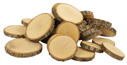 Birkenholzscheiben groß  zwischen 4 und 7,5 cm Ø - 1kg