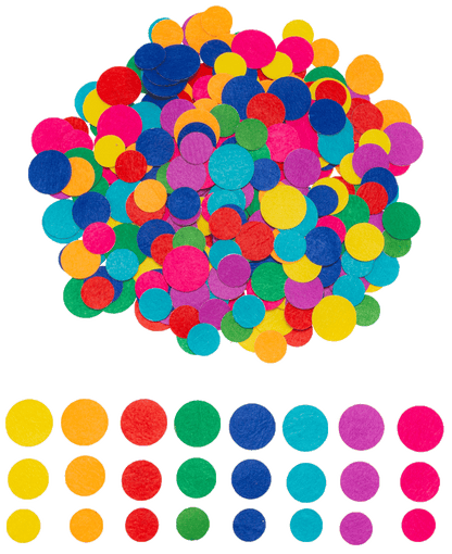 Felt stickers rainbow dots 360pcs.