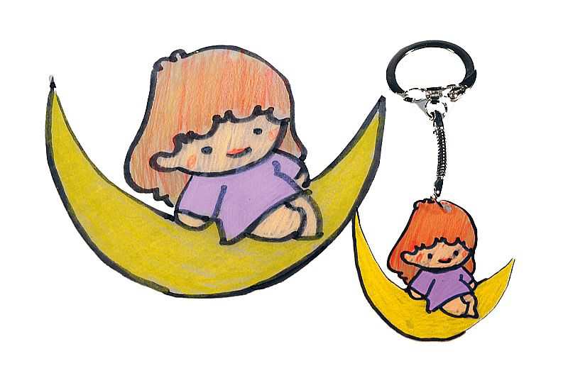 Zauberpapier - Schlüsselanhänger - Set