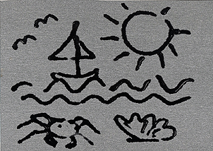 Papier magique à l'eau (paquet de 12)