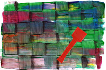 Spatule rouge, paquet de 25