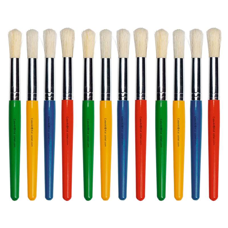 Ensemble de pinceaux pour enfants, 12 pièces.