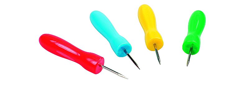 Prickelnadel mit Schutzhülle und ergonomisch geformten Griff