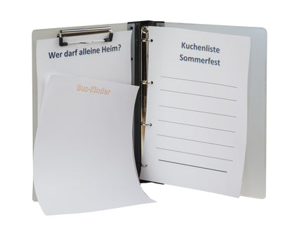 Klemmbrett 4fach Ringung