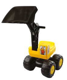 Excavatrice avec godet géant