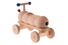 Rutscher Raupe aus Holz