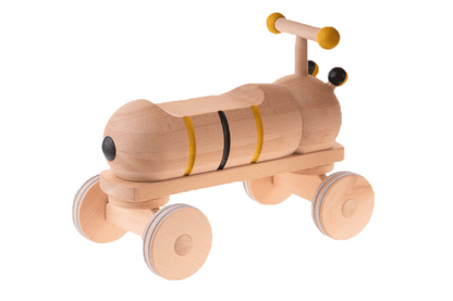 Wooden bee ride-on toy