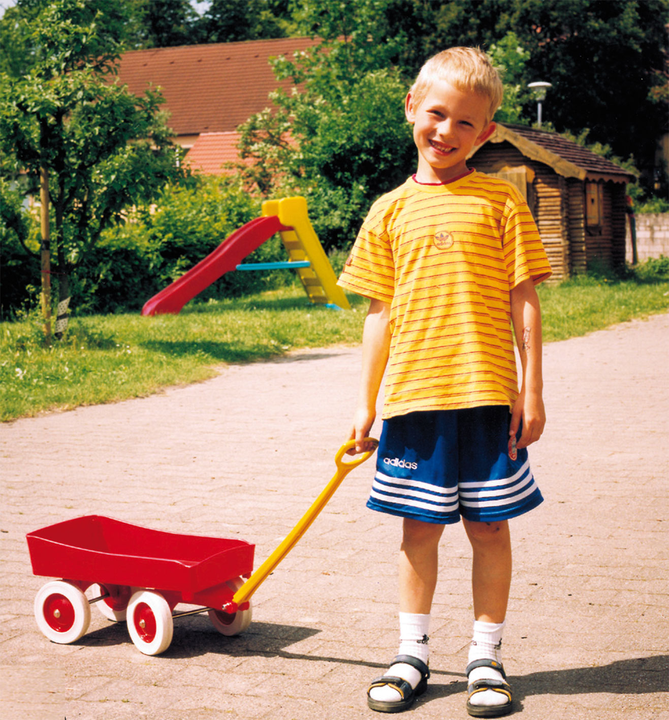 Chariot en plastique pour enfant