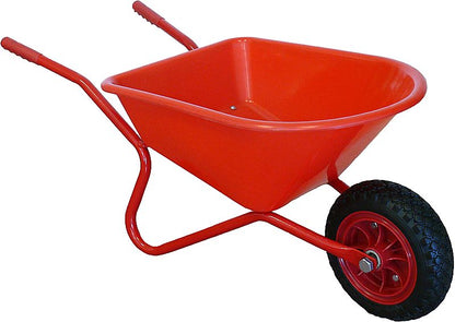 Brouette en métal / cuve en plastique