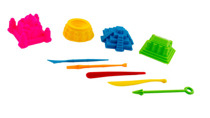 Ensemble de moules à sable Monuments Mini 9 pièces.