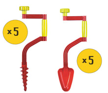 Jeu de 10 forets à sable