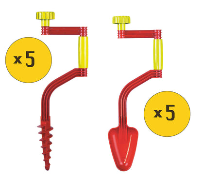 Jeu de 10 forets à sable