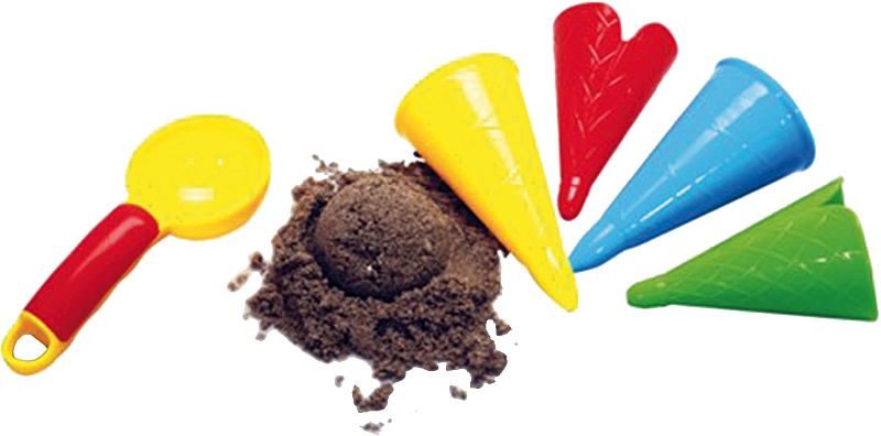 Ensemble de cornets de glace