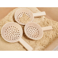 Lochlöffel kurz aus Holz 3tlg.