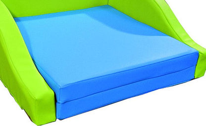 Folding mattress for soft foam bed