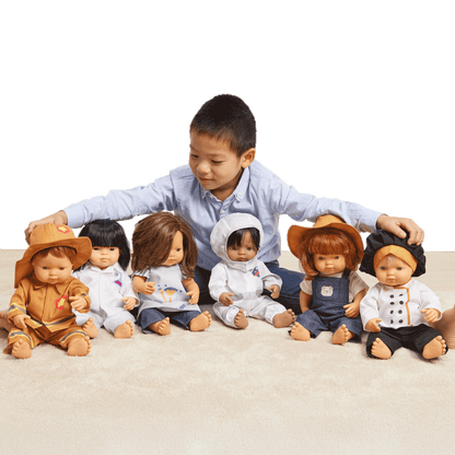 Fireman doll costume for dolls 38 cm long