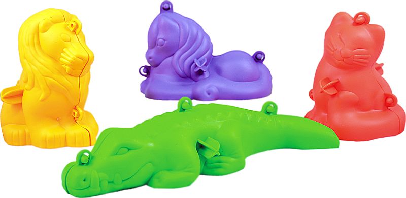 Grand ensemble de moules à sable