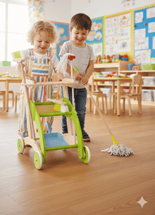 Putzwagen mit Zubehör 5tlg.